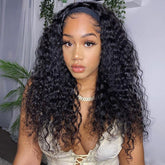 Affordable &Beginner Friendly Romantic Wave Curly Headband Wig
